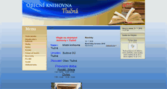 Desktop Screenshot of knihovna.obec-tlucna.cz